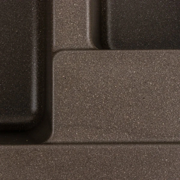 Гранітна мийка для кухні VALESO 7850W TOSKANA матова Темна скеля