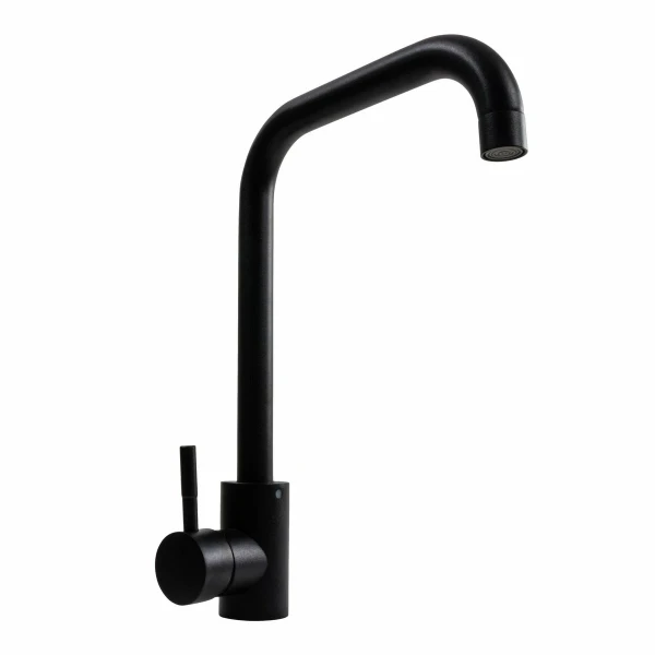 Змішувач кухонний VALESO NS02B (3008B) Чорний матовий