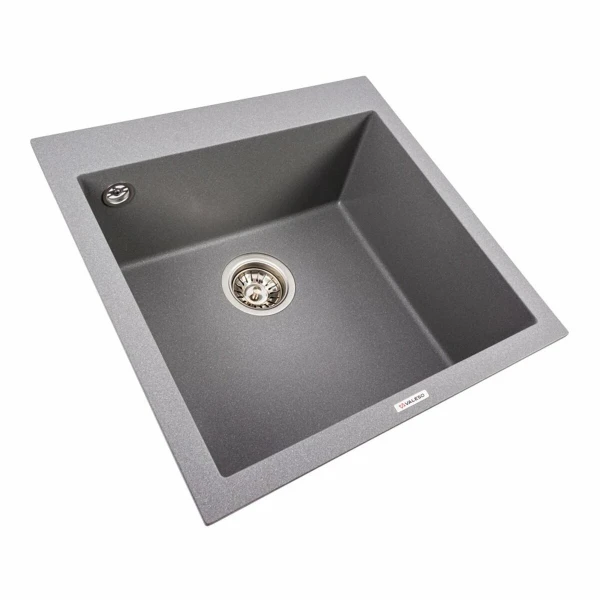 Мийка гранітна матова VALESO 5050 GALAX Сірий мусон