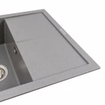 Гранітна матова мийка VALESO CALYPSO 7950 сірий мусон