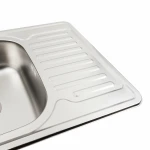 Кухонна мийка нержавіючої сталі Platinum ДЕКОР PLATINUM 7050 з (0,8/180 мм)