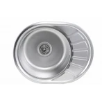 Кухонна мийка нержавіючої сталі Platinum САТИН PLATINUM 5745 з (0,6/170 мм)