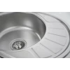 Кухонна мийка нержавіючої сталі Platinum САТИН PLATINUM 5745 з (0,6/170 мм)