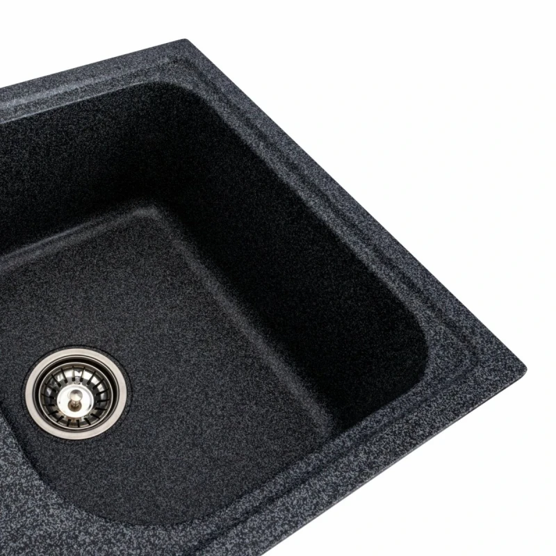 Гранітна мийка для кухні Platinum Equatoria матовий Графіт PLATINUM 7950