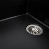 Гранітна мийка для кухні Platinum 7850 ROMA матова (чорна)