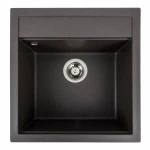 Гранітна мийка для кухні Platinum 5149 FIESTA матовий Гренадін