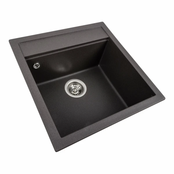 Гранітна мийка для кухні Platinum 5149 FIESTA матовий Гренадін