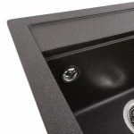 Гранітна мийка для кухні Platinum 5149 FIESTA матовий Гренадін