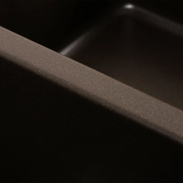 Гранітна мийка для кухні Platinum 7950 Equatoria матовий Темна скеля