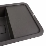 Гранітна мийка для кухні Platinum 7850 CUBE матовий Гренадін