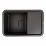 Гранітна мийка для кухні Platinum 7850 CUBE матовий Гренадін