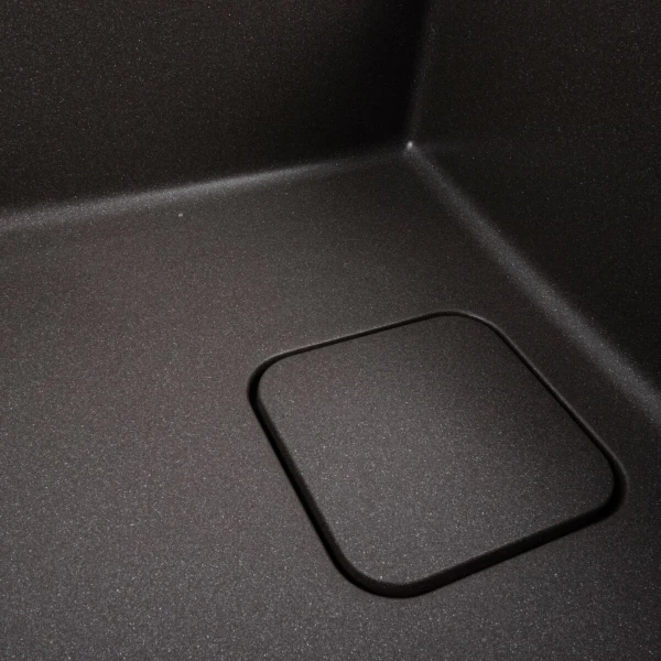 Гранітна мийка для кухні Platinum 7850 CUBE матовий Гренадін