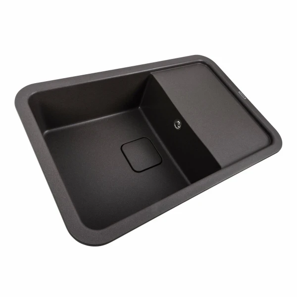 Гранітна мийка для кухні Platinum 7850 CUBE матовий Гренадін