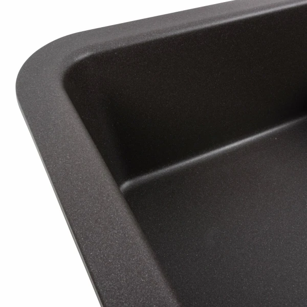 Гранітна мийка для кухні Platinum 7850 CUBE матовий Гренадін