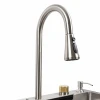 Кухонна мийка 75*45B PVD сатин Platinum Handmade "ВОДОСПАД"