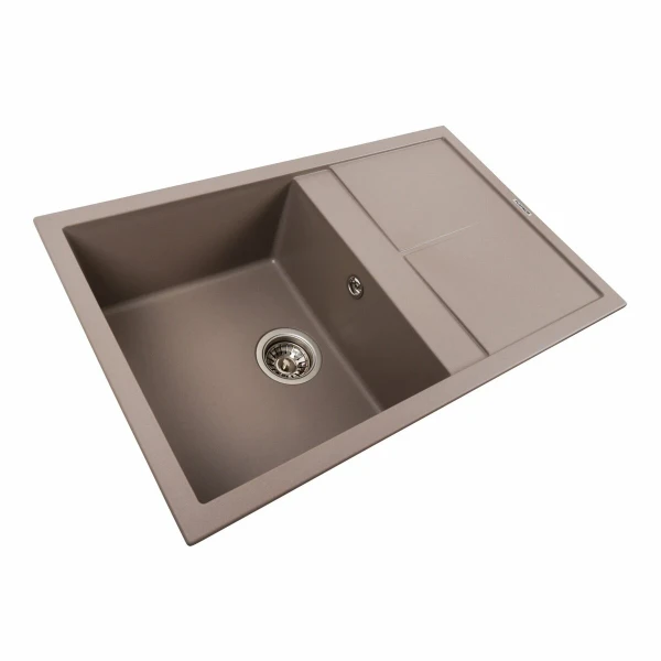 Гранітна мийка для кухні Platinum Selena PLATINUM 7950 матова Дюна