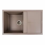 Гранітна мийка для кухні Platinum Selena PLATINUM 7950 матова Дюна