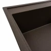 Гранітна мийка для кухні Platinum 7950 AZURIT матова Темна скеля