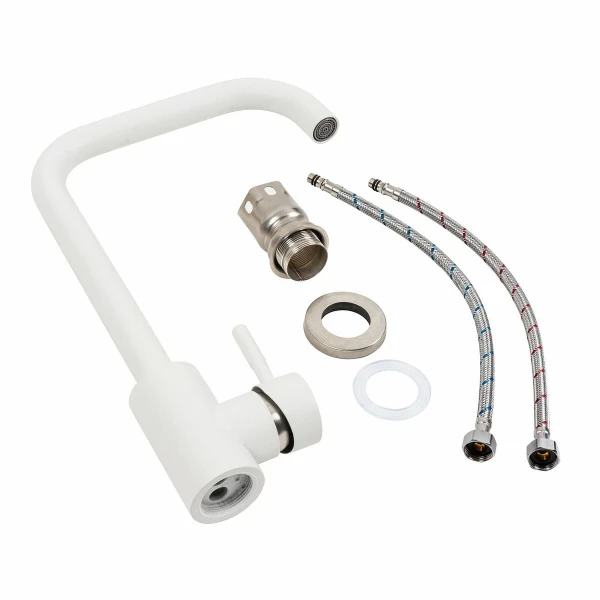 Змішувач кухонний Platinum NS02B Білосніжний