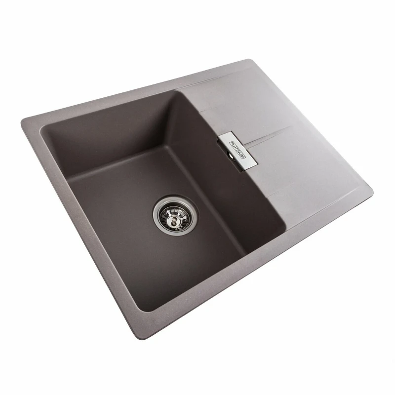 Гранітна мийка для кухні Platinum PLATINUM 6250 ZIRKONE матова Дюна
