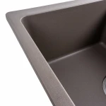 Гранітна мийка для кухні Platinum 6250 ZIRKONE матова Дюна