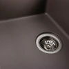 Гранітна мийка для кухні Platinum 6250 ZIRKONE матова Дюна