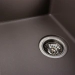 Гранітна мийка для кухні Platinum 6250 ZIRKONE матова Дюна