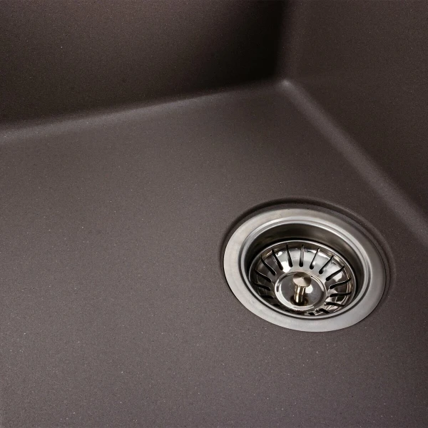 Гранітна мийка для кухні Platinum 6250 ZIRKONE матова Дюна