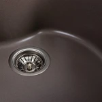 Гранітна мийка для кухні Platinum 480 TURAS матова Дюна