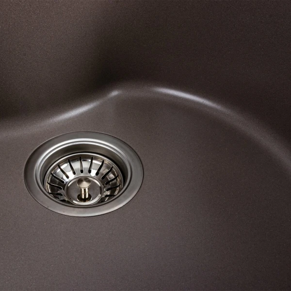 Гранітна мийка для кухні Platinum 480 TURAS матова Дюна