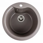 Гранітна мийка для кухні Platinum PLATINUM 480 TURAS матова Дюна