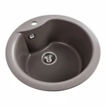 Гранітна мийка для кухні Platinum 480 TURAS матова Дюна