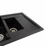 Гранітна мийка для кухні Platinum матовий PLATINUM 7850W TOSKANA Моріон