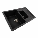 Гранітна мийка для кухні Platinum матовий PLATINUM 7850W TOSKANA Моріон