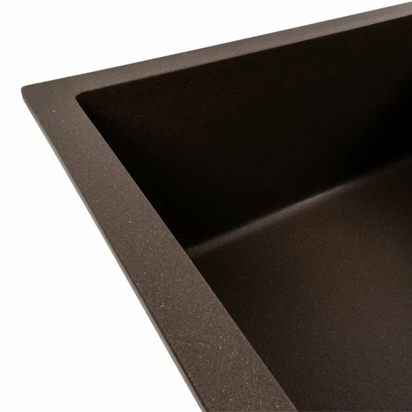 Кухонна мийка гранітна матова 7050 CASCADA Platinum Темна скеля