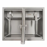 Кухонна мийка CM 47*38 прихована нержавійка Platinum Handmade + змішувач