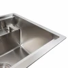 Кухонна мийка прихована Platinum Handmade + змішувач PLATINUM CM 47×38 нержавійка