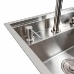 Кухонна мийка CM 47*38 прихована нержавійка Platinum Handmade + змішувач