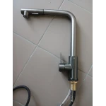 FC-3 змішувач кухонний з висувною лійкою ТМ Platinum (PVD чорний)