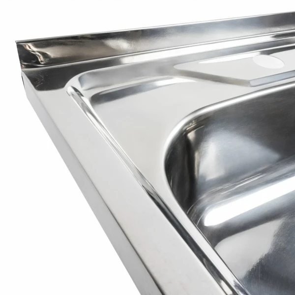 Кухонна мийка з нержавіючої сталі Valeso ПОЛІРОВКА 6060 L (0,7/160 мм)