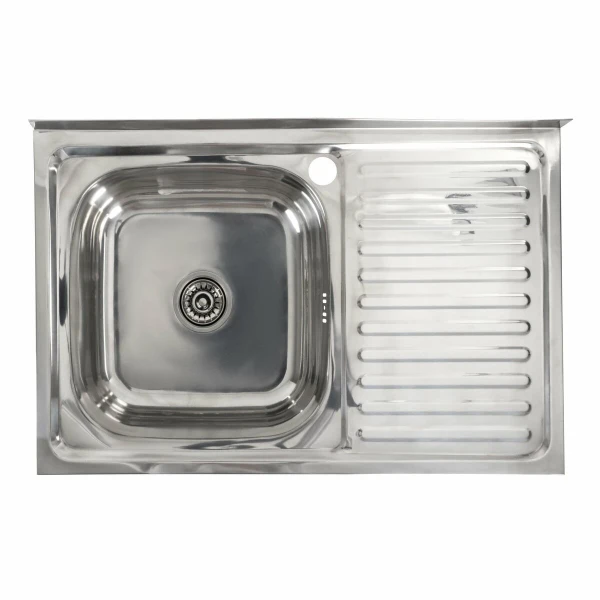 Кухонна мийка нержавіючої сталі Valeso ПОЛІРОВКА VALESO 8050 L з (0,7/160 мм)