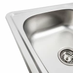 Кухонна мийка з нержавіючої сталі VALESO 5848 ДЕКОР (0,6/170 мм)