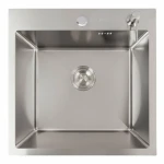 Кухонна мийка 50*50 нержавійка Valeso Handmade (товщина 3,0/1,5)