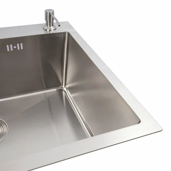 Кухонна мийка нержавійка CM 100*50 R VALESO Handmade (3.0/0.8)