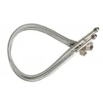 Шланг для змішувача Valeso 80 см, довгий штуцер, комплект 2 шт