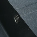 Гранітна мийка для кухні VALESO 5851 ARIA матова Антрацит