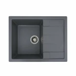 Гранітна мийка для кухні VALESO 6550 INTENSO матова Сірий мусон