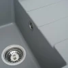 Гранітна мийка для кухні VALESO 6550 INTENSO матова Сірий мусон