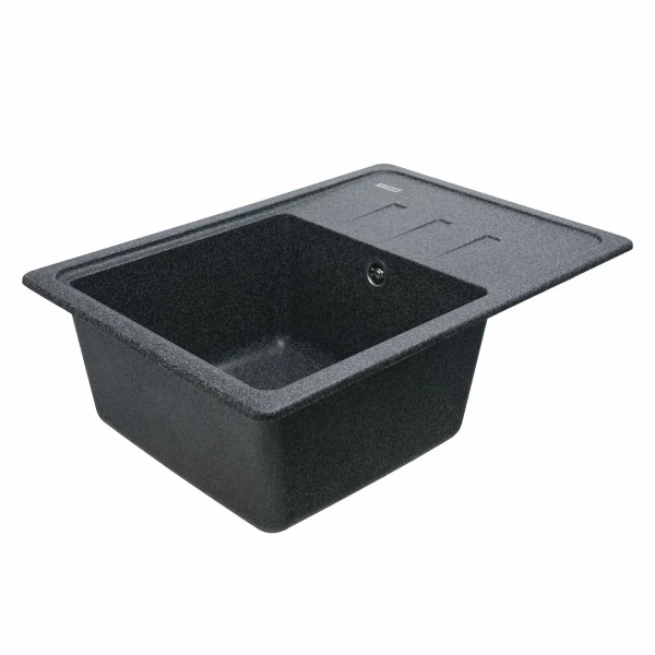 Гранітна мийка для кухні VALESO 6243 LIANA матова Графіт