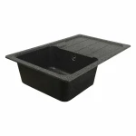 Гранітна мийка для кухні VALESO 7850 VERONA матова Графіт